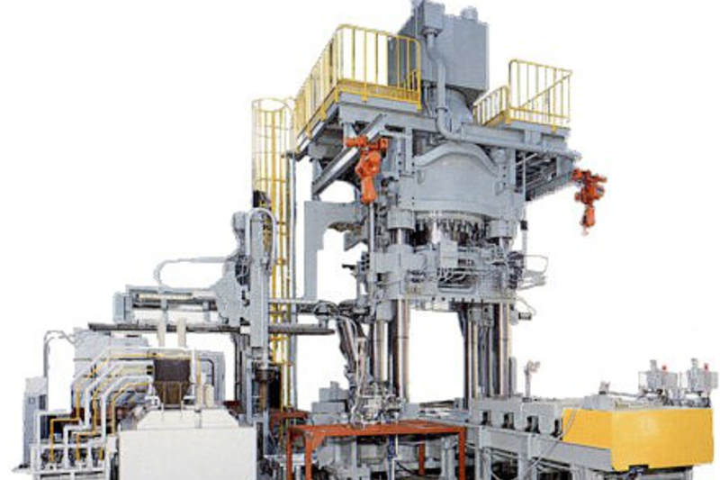 Light alloy liquid die forging production line